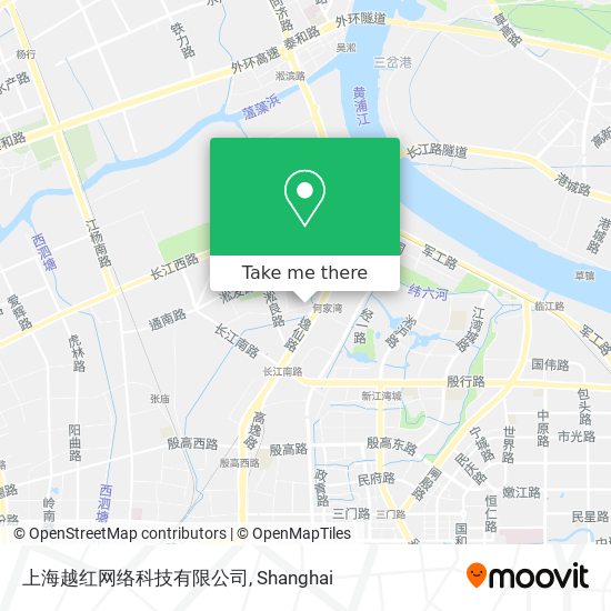上海越红网络科技有限公司 map