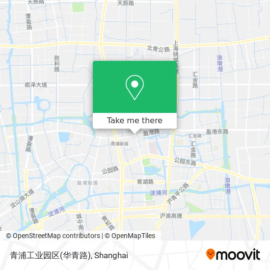 青浦工业园区(华青路) map