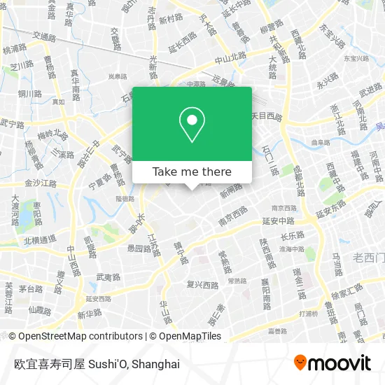 欧宜喜寿司屋 Sushi'O map