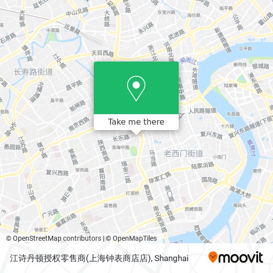 江诗丹顿授权零售商(上海钟表商店店) map