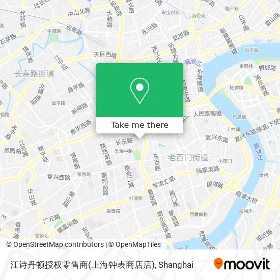 江诗丹顿授权零售商(上海钟表商店店) map