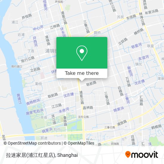 拉迷家居(浦江红星店) map