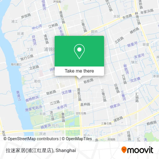 拉迷家居(浦江红星店) map
