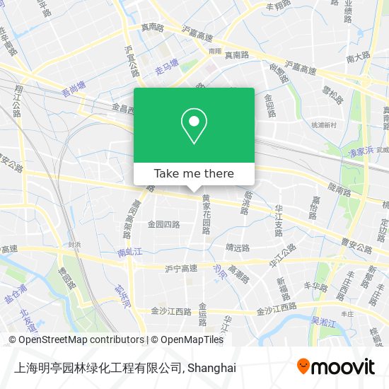 上海明亭园林绿化工程有限公司 map