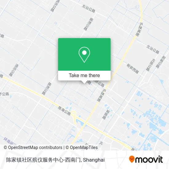 陈家镇社区殡仪服务中心-西南门 map
