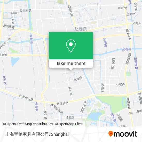 上海宝第家具有限公司 map