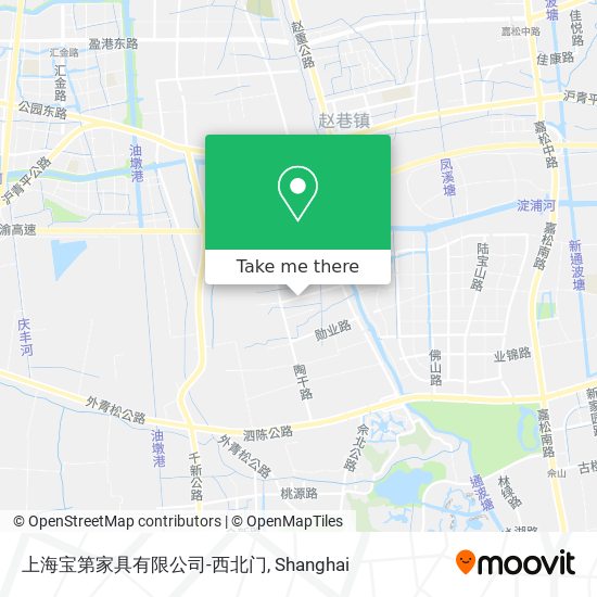 上海宝第家具有限公司-西北门 map
