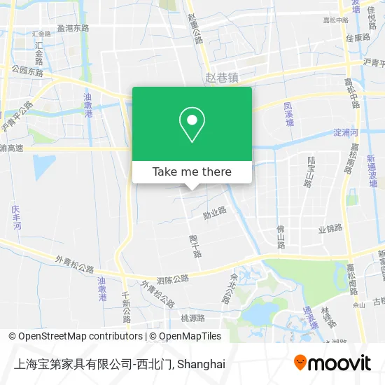 上海宝第家具有限公司-西北门 map