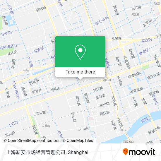 上海新安市场经营管理公司 map
