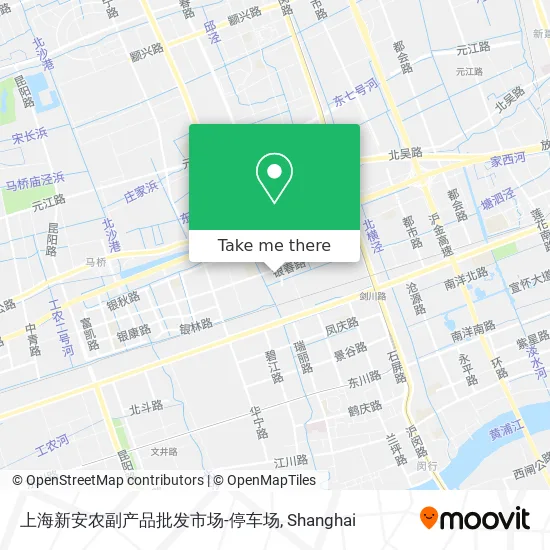 上海新安农副产品批发市场-停车场 map