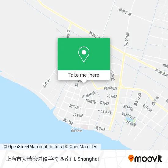 上海市安瑞德进修学校-西南门 map