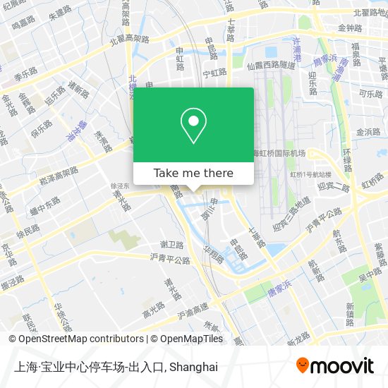 上海·宝业中心停车场-出入口 map