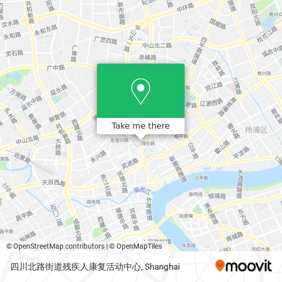 四川北路街道残疾人康复活动中心 map