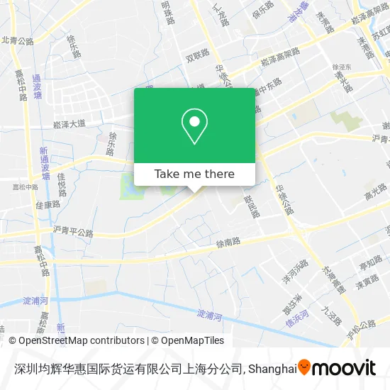 深圳均辉华惠国际货运有限公司上海分公司 map