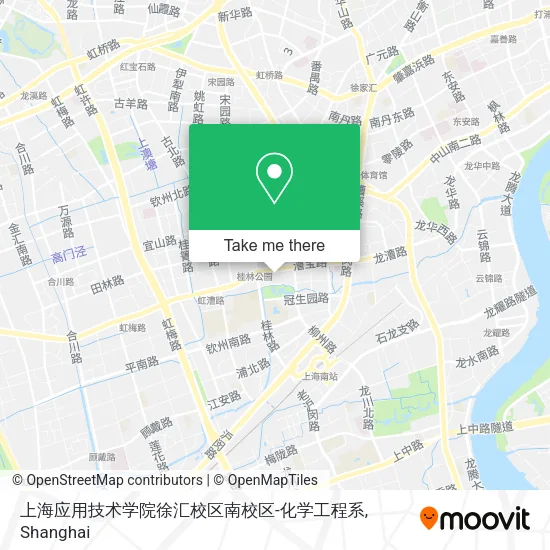 上海应用技术学院徐汇校区南校区-化学工程系 map