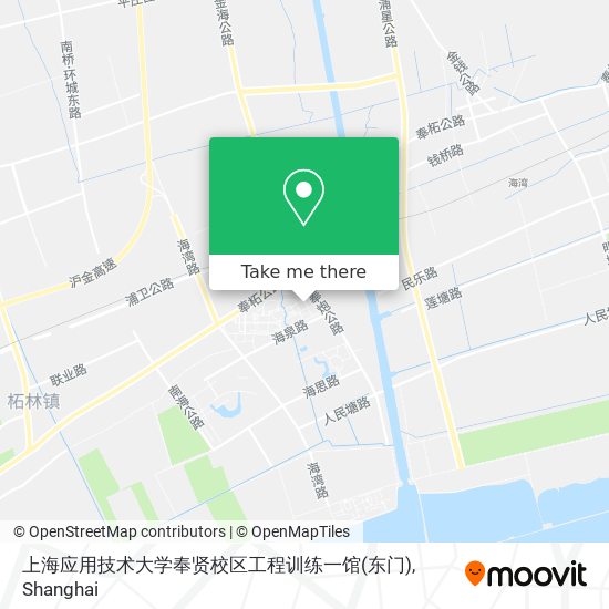 上海应用技术大学奉贤校区工程训练一馆(东门) map