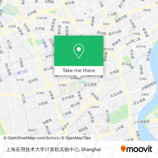 上海应用技术大学计算机实验中心 map