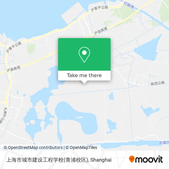 上海市城市建设工程学校(青浦校区) map
