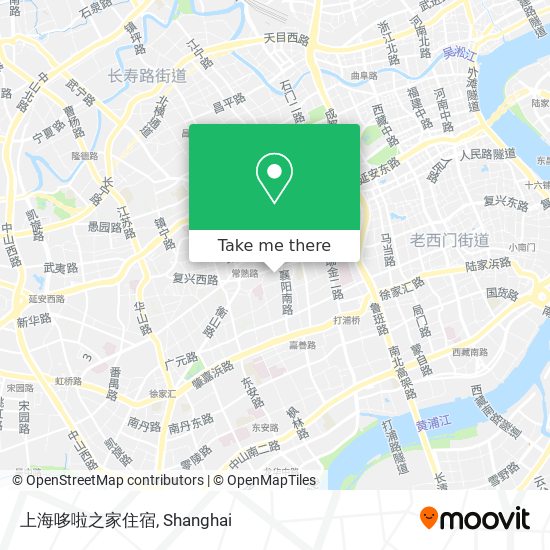 上海哆啦之家住宿 map