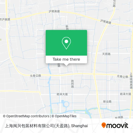 上海闽兴包装材料有限公司(天盈路) map