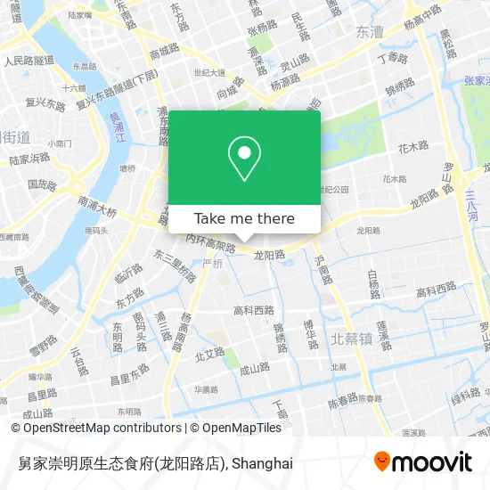 舅家崇明原生态食府(龙阳路店) map