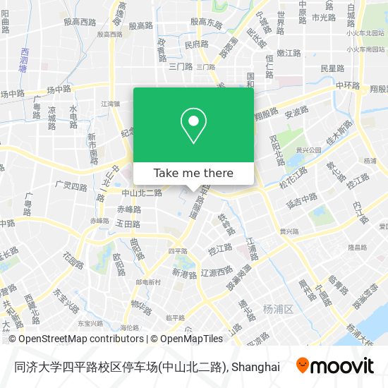 同济大学四平路校区停车场(中山北二路) map