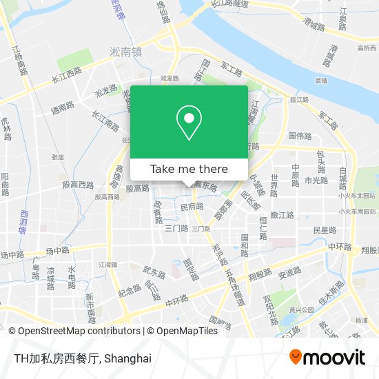 TH加私房西餐厅 map