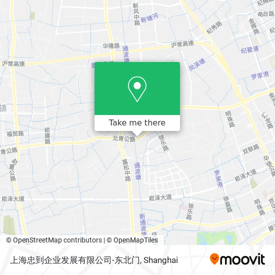 上海忠到企业发展有限公司-东北门 map