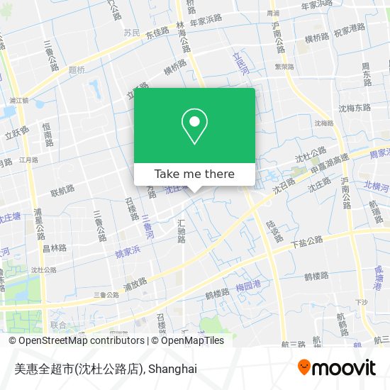 美惠全超市(沈杜公路店) map