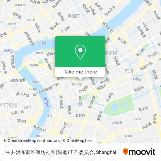 中共浦东新区潍坊社区(街道)工作委员会 map