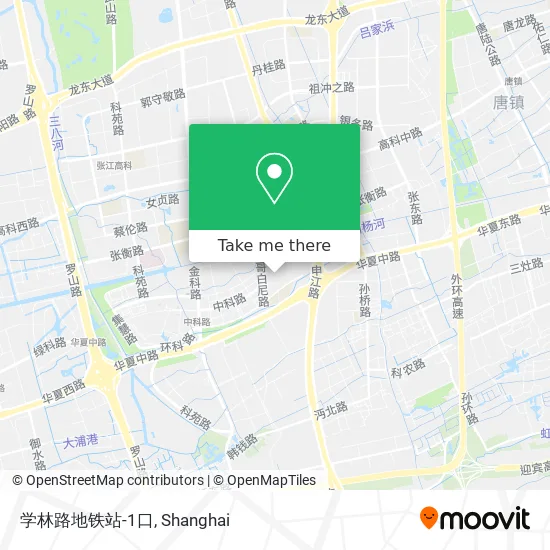 学林路地铁站-1口 map