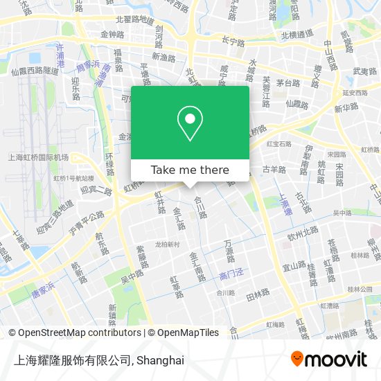 上海耀隆服饰有限公司 map