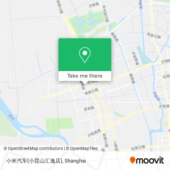 小米汽车(小昆山汇逸店) map