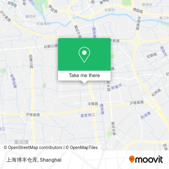 上海博丰仓库 map