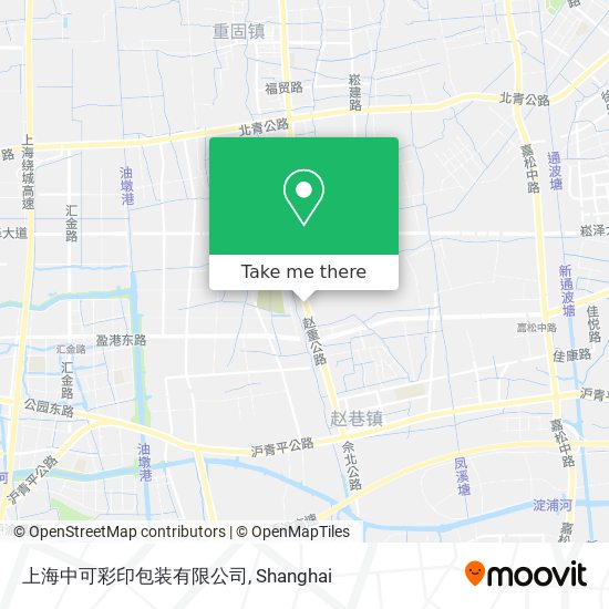 上海中可彩印包装有限公司 map