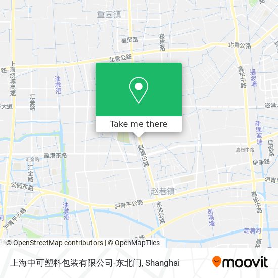 上海中可塑料包装有限公司-东北门 map