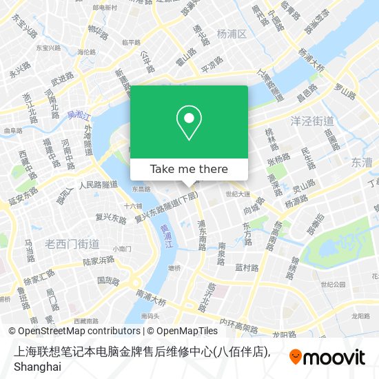上海联想笔记本电脑金牌售后维修中心(八佰伴店) map