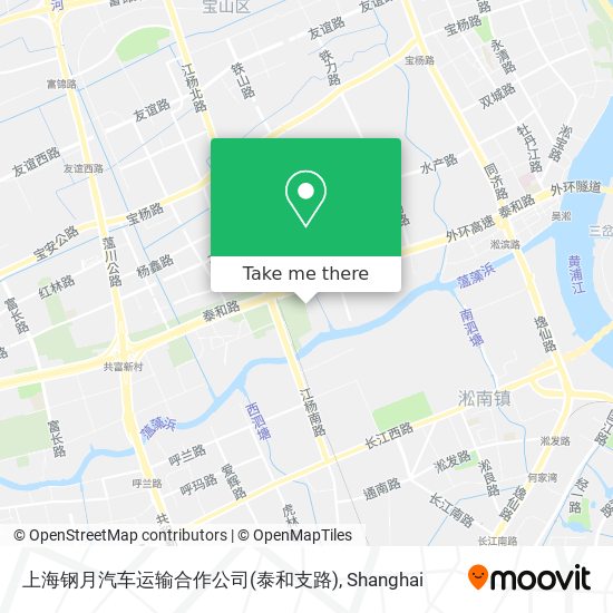 上海钢月汽车运输合作公司(泰和支路) map