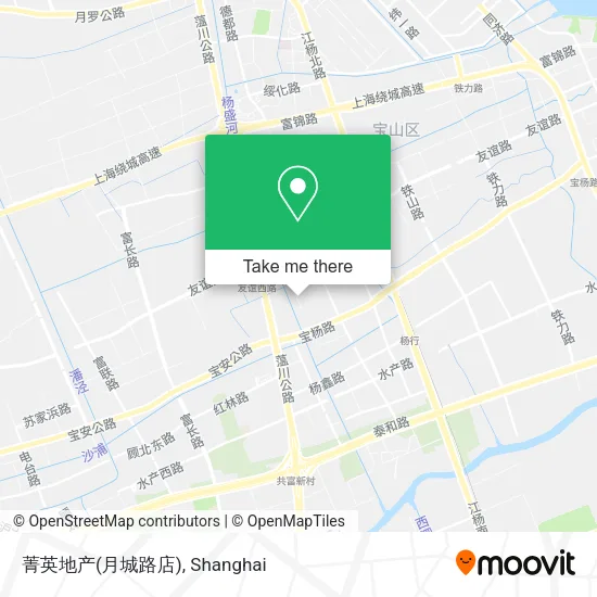 菁英地产(月城路店) map