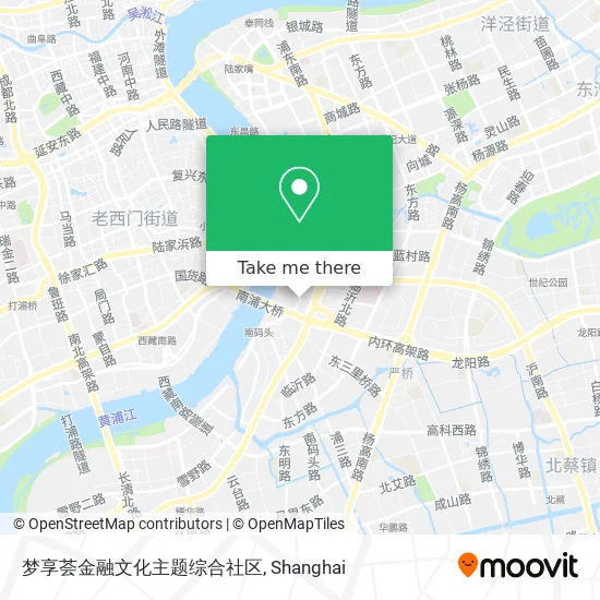 梦享荟金融文化主题综合社区 map