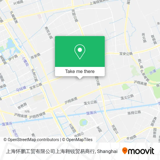 上海怀鹏工贸有限公司上海翱锐贸易商行 map