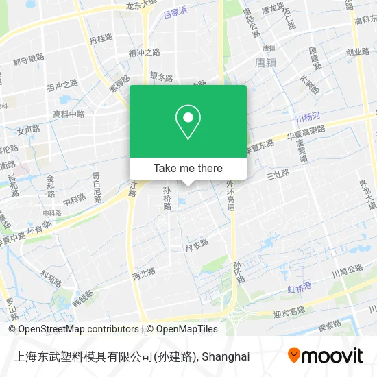上海东武塑料模具有限公司(孙建路) map