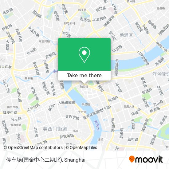 停车场(国金中心二期北) map