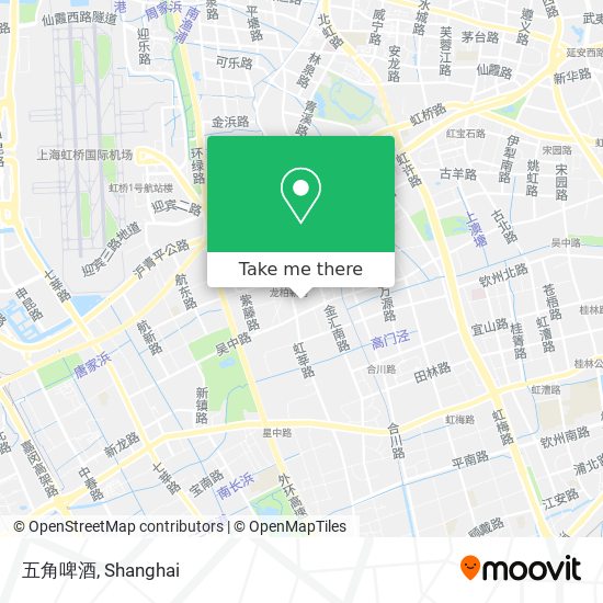 五角啤酒 map