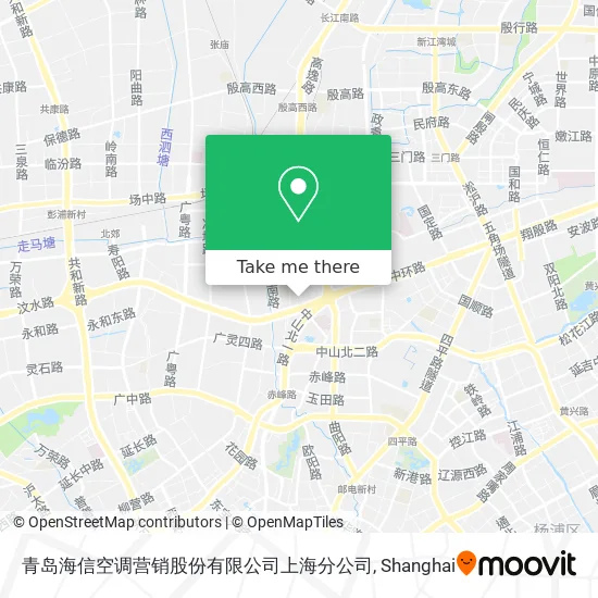 青岛海信空调营销股份有限公司上海分公司 map