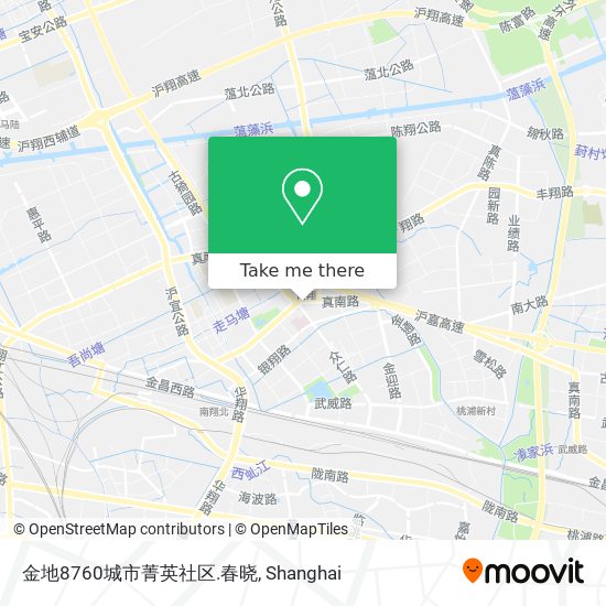 金地8760城市菁英社区.春晓 map