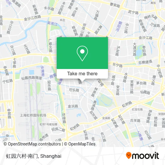 虹园六村-南门 map
