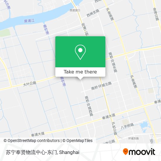 苏宁奉贤物流中心-东门 map