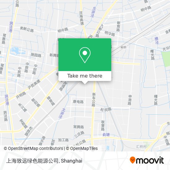 上海致远绿色能源公司 map