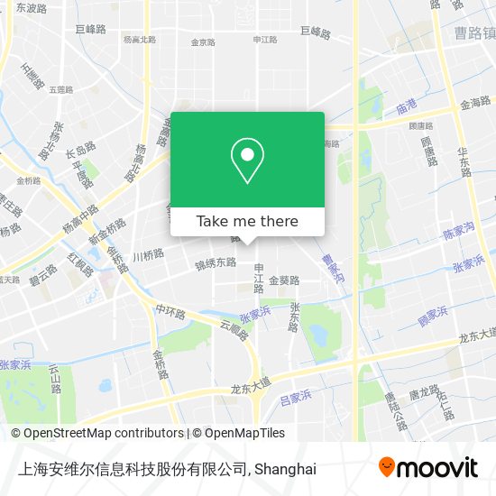 上海安维尔信息科技股份有限公司 map